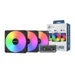 CASE FAN 120MM GF120 V2/ARGB PWM 3I1(B) MONTECH