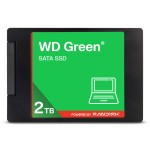 SSD|SANDISK|Green|POWERED BY SANDISK|2TB|3D NAND|Read speed 545 MBytes/sec|2,5"|MTBF 2000000 hours|WDS200T5G0A-00CPT0
