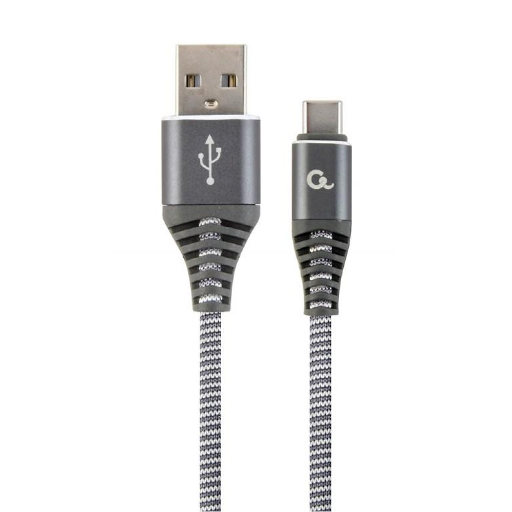CABLE USB-C TO USB2 2M GRE/WHT/CC-USB2B-AMCM-2M-WB2 GEMBIRD