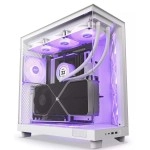 Case|NZXT|H6 Flow RGB|MidiTower|Case product features Transparent panel|Not included|ATX|MicroATX|MiniITX|Colour White|CC-H61FW-R1