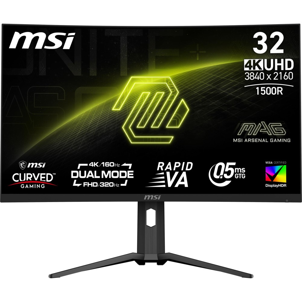 LCD Monitor|MSI|MAG 321CUPDF|31.5"|Gaming/Curved/4K|Panel VA|3840x2160|16:9|160 Hz|0.5 ms|MAG321CUPDF LCD Monitor|MSI|MAG 321CUPDF|31.5"|Gaming/Curved/4K|Panel VA|3840x2160|16:9|160 Hz|0.5 ms|MAG321CUPDF