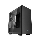 Case|DEEPCOOL|CH510|MiniTower|Case product features Transparent panel|Not included|Colour Black|R-CH510-BKNNE1-G-1