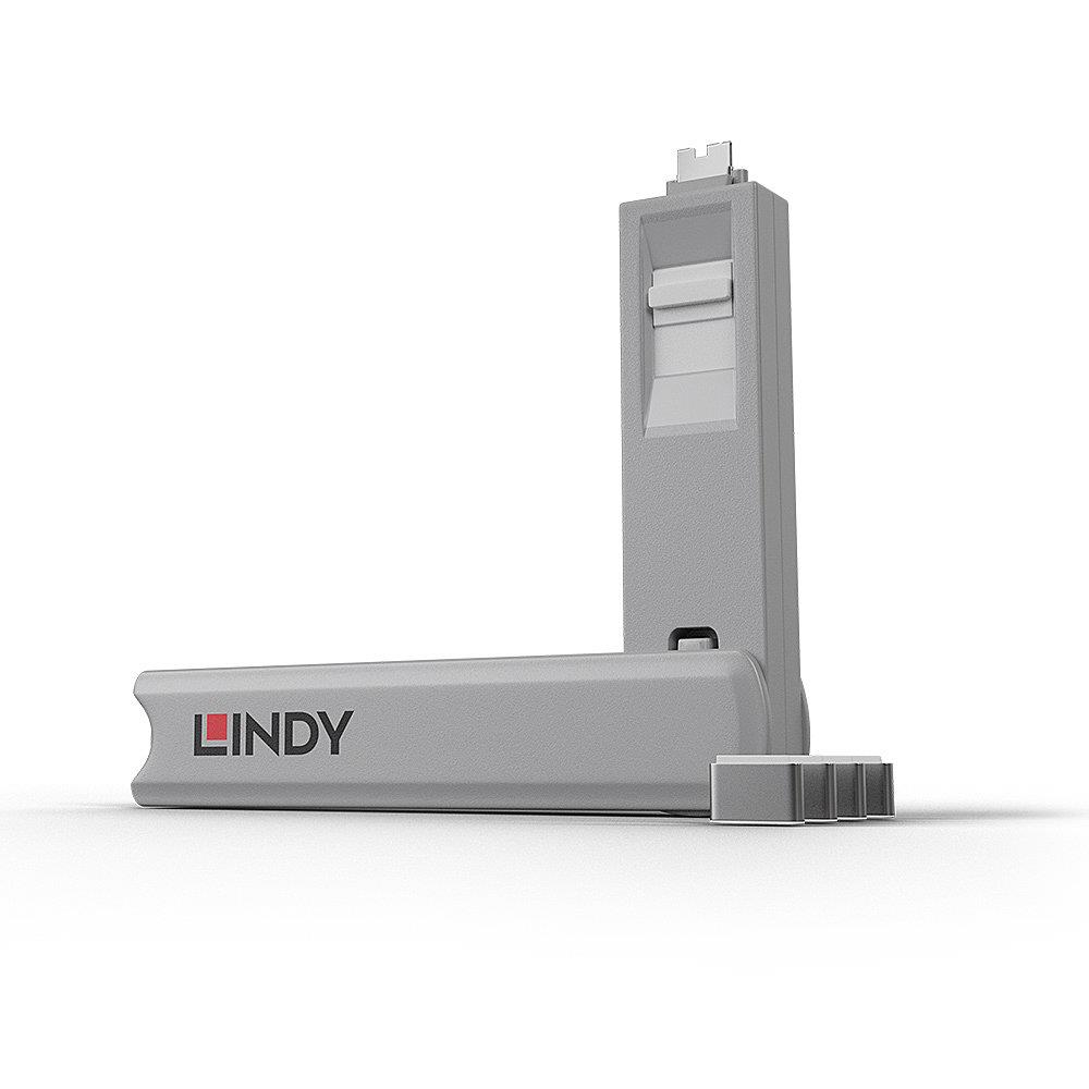 USB PORT TYPE-C BLOCKER 4PACK/WHITE 40427 LINDY USB PORT TYPE-C BLOCKER 4PACK/WHITE 40427 LINDY