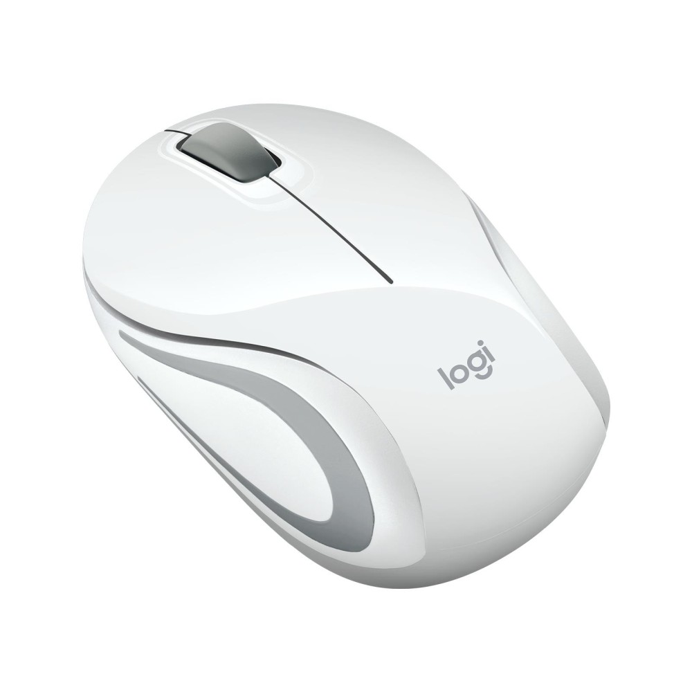 MOUSE USB OPTICAL WRL M187/WHITE 910-002735 LOGITECH