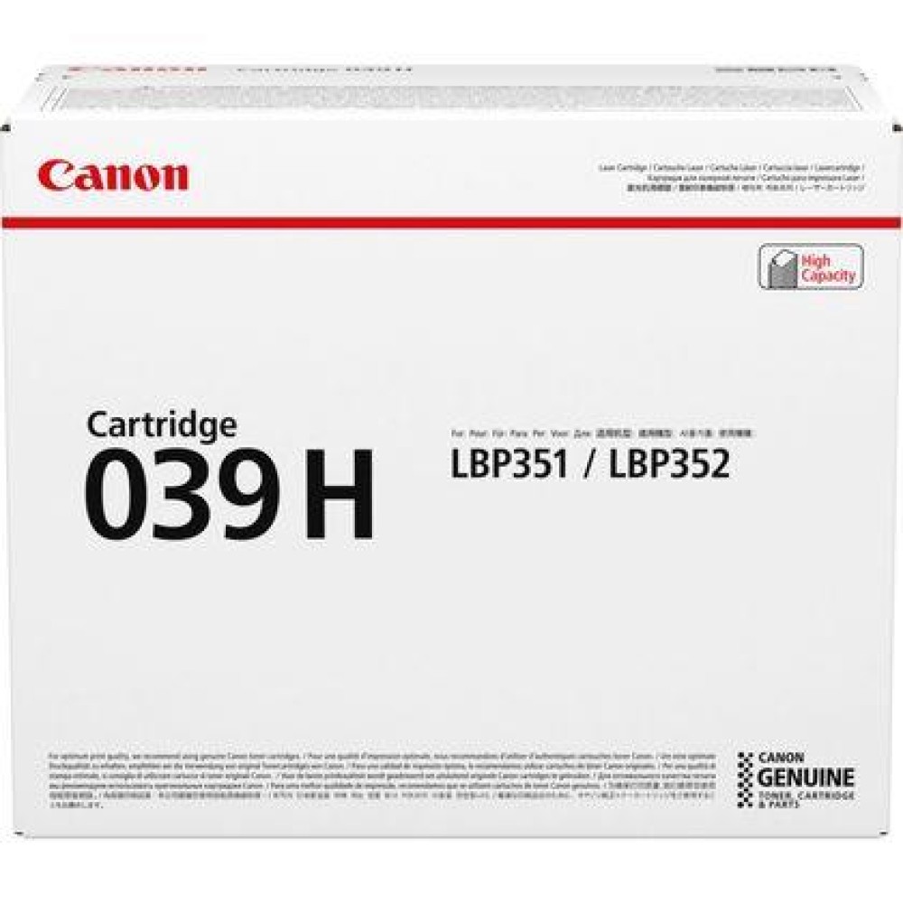 TONER BLACK CRG-039H 25K/0288C002 CANON