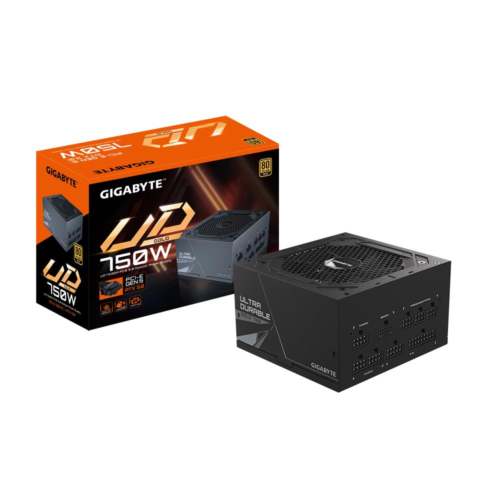 Power Supply|GIGABYTE|750 Watts|Efficiency 80 PLUS GOLD|PFC Active|MTBF 100000 hours|GP-UD750GMPG5 Power Supply|GIGABYTE|750 Watts|Efficiency 80 PLUS GOLD|PFC Active|MTBF 100000 hours|GP-UD750GMPG5