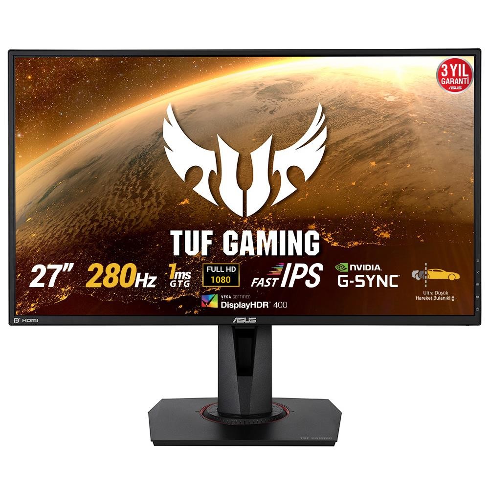 LCD Monitor|ASUS|TUF Gaming VG279QM|27"|Gaming|Panel IPS|1920x1080|16:9|280Hz|Matte|1 ms|Speakers|Swivel|Pivot|Height adjustable|Tilt|90LM05H0-B03370 LCD Monitor|ASUS|TUF Gaming VG279QM|27"|Gaming|Panel IPS|1920x1080|16:9|280Hz|Matte|1 ms|Speakers|Swivel|Pivot|Height adjustable|Tilt|90LM05H0-B03370