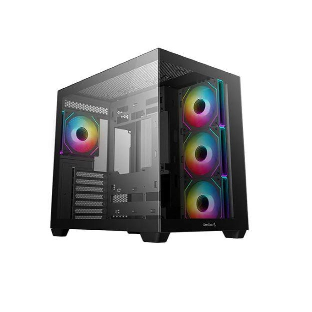 Case|DEEPCOOL|CG530 4F|Case product features Transparent panel|Not included|Colour Black|R-CG530-BKADA4-G-1