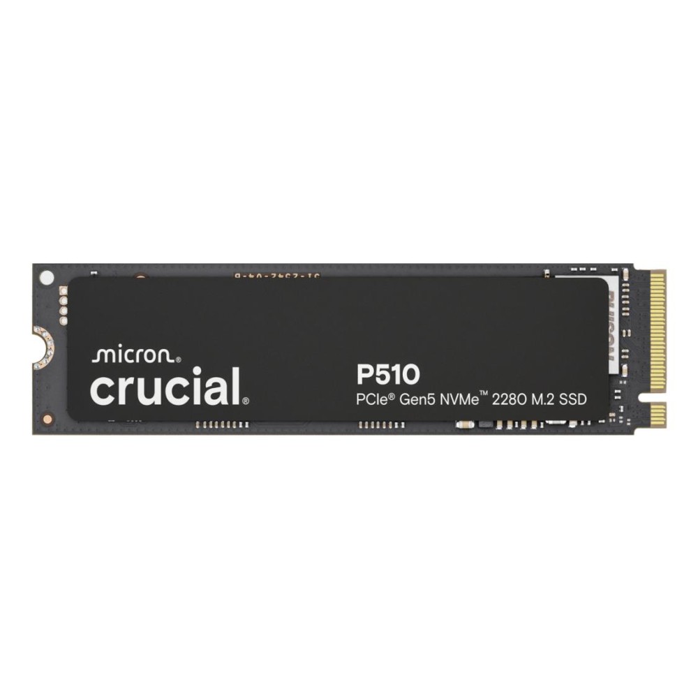 SSD|CRUCIAL|P510|1TB|M.2|PCIe Gen5|NVMe|TLC|Write speed 9500 MBytes/sec|Read speed 11000 MBytes/sec|TBW 600 TB|CT1000P510SSD8