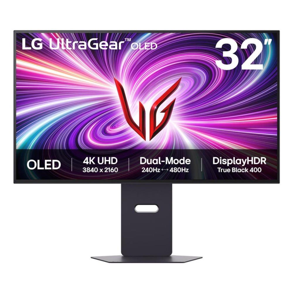 Monitor|LG|32GS95UV-B|32"|Gaming/4K|Panel OLED|3840x2160|16:9|240 Hz|Matte|0.03 ms|Speakers|Swivel|Pivot|Height adjustable|Tilt|32GS95UV-B