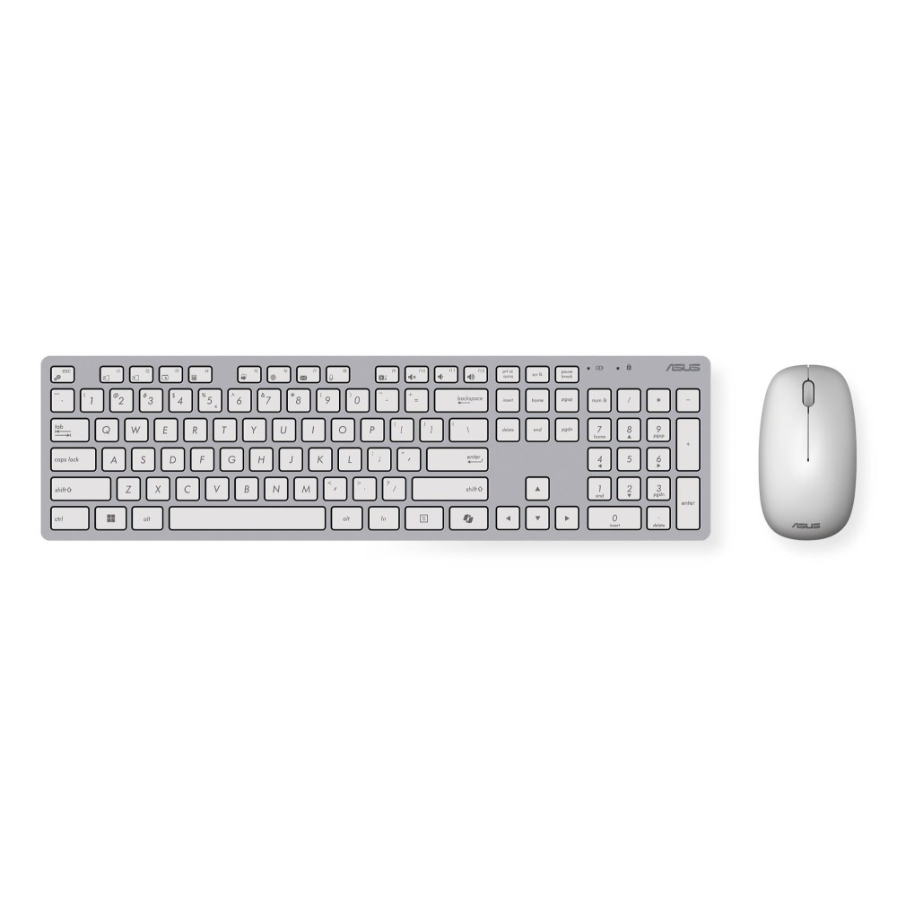 KEYBOARD +MOUSE WRL OPT. W5000/WHITE 90XB0430-BKM3D0 ASUS