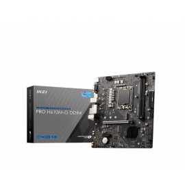 Mainboard|MSI|Intel H610|LGA1700|MicroATX|Memory DDR4|Memory slots 2|1xPCI-Express 3.0 1x|1xPCI-Express 4.0 16x|1xM.2|1x15pin D-sub|1xHDMI|1xDisplayPort|2xAudio-In|1xAudio-Out|4xUSB 2.0|2xUSB 3.2|1xPS/2|1xRJ45|PROH610M-GDDR4 Mainboard|MSI|Intel H610|LGA1700|MicroATX|Memory DDR4|Memory slots 2|1xPCI-Express 3.0 1x|1xPCI-Express 4.0 16x|1xM.2|1x15pin D-sub|1xHDMI|1xDisplayPort|2xAudio-In|1xAudio-Out|4xUSB 2.0|2xUSB 3.2|1xPS/2|1xRJ45|PROH610M-GDDR4