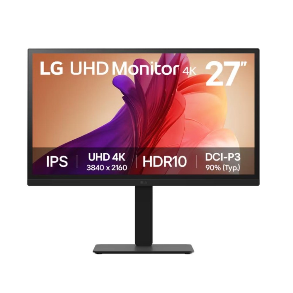LCD Monitor|LG|27BA45U-B|27"|4K|Matte|Panel IPS|3840x2160|16:9|60Hz|5 ms|Speakers|Colour Black|27BA45U-B