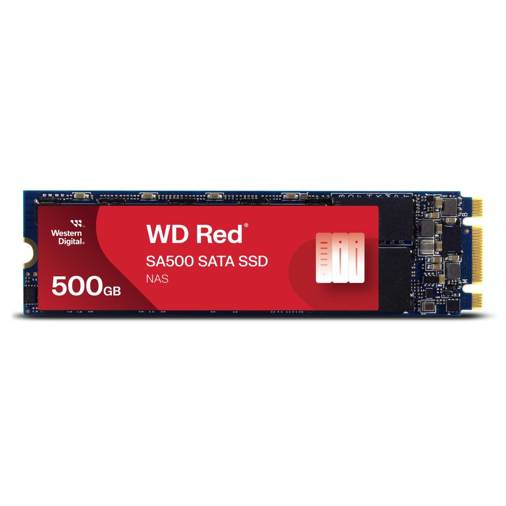 SSD|SANDISK|Red SA500|POWERED BY SANDISK|500GB|M.2|Write speed 530 MBytes/sec|Read speed 560 MBytes/sec|2.38mm|TBW 350 TB|MTBF 2000000 hours|WDS500G1R0B