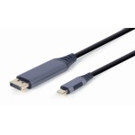 CABLE USB-C TO DP 1.8M/GREY CC-USB3C-DPF-01-6 GEMBIRD