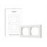 SMART SWITCH FRAME H2 (2-GANG)/WHITE FE-X01D-W AQARA