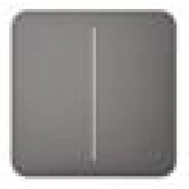 SMART SOLOBUTTON 2GANG/GREY 46017 AJAX