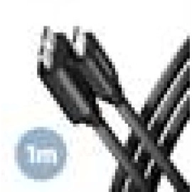 CABLE USB-C TO MICRO-B 1M/SPEED BLK BUMM3-CM10AB AXAGON