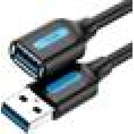 CABLE USB3.0 MALE TO FEMALE/2M BLACK CBHBH VENTION