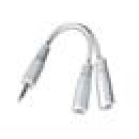 CABLE AUDIO SPLITTER 3.5MM/10CM WHITE CCA-415W GEMBIRD