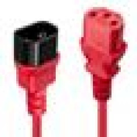 CABLE POWER IEC EXTENSION 2M/RED 30478 LINDY