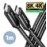 CABLE USB-C TO USB-C 1M 240W/8K BLACK BUCM4X-CM10AB AXAGON