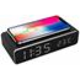 MOBILE CHARGER WRL W/DIG ALARM/CLOCK DAC-WPC-01 GEMBIRD