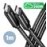 CABLE USB-C TO USB-C 1M 240W/BRAID BLK BUCM2-CM10AB AXAGON
