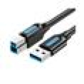 CABLE USB2.0 MALE TO MALE/5M BLACK COQBJ VENTION