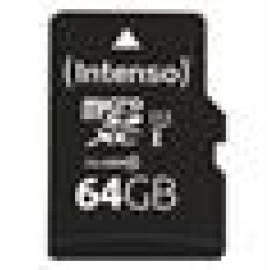 MEMORY MICRO SDXC 64GB UHS-I/W/ADAPTER 3423490 INTENSO