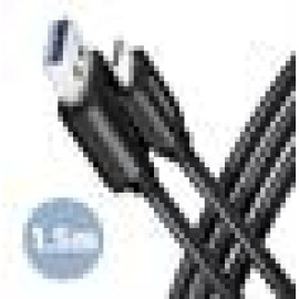 CABLE USB-C TO USB3.2 1.5M/BLACK BUCM3-AM15AB AXAGON