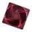 CASE FAN 120MM TRANSP 3PIN+4P/RED 12V XF046 XILENCE