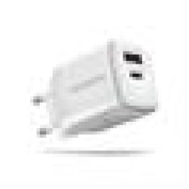 MOBILE CHARGER WALL USB 30W/2PORT WHITE ACU-PQ30W AXAGON