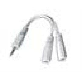 CABLE AUDIO SPLITTER 3.5MM/10CM WHT CCA-415-0.1M GEMBIRD