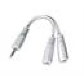 CABLE AUDIO SPLITTER 3.5MM/10CM WHT CCA-415-0.1M GEMBIRD