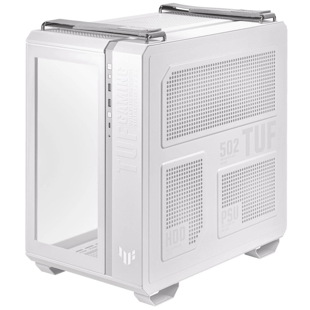 Case|ASUS|TUF Gaming GT502|MidiTower|Case product features Transparent panel|Not included|ATX|MicroATX|MiniITX|Colour White|GAMGT502PLUS/TGARGBWH