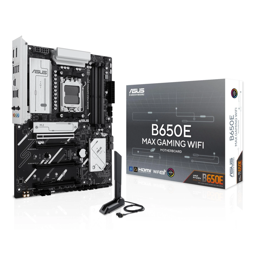 Mainboard|ASUS|AMD B650|SAM5|ATX|Memory DDR5|Memory slots 4|2xPCI-Express 3.0 16x|1xPCI-Express 4.0 16x|1xPCI-Express 5.0 16x|3xM.2|1xHDMI|1xDisplayPort|2xUSB 2.0|5xUSB 3.2|1xUSB-C|1xRJ45|3xAudio port|B650EMAXGAMINGWIFI