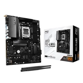 Mainboard|ASROCK|AMD B850|SAM5|ATX|Memory DDR5|Memory slots 4|1xPCI-Express 4.0 16x|1xPCI-Express 5.0 16x|1xM.2|1xHDMI|1xAudio-In|1xAudio-Out|1xMicrophone|6xUSB 2.0|4xUSB 3.2|1xUSB-C|1xRJ45|B850PRO-AWIFI