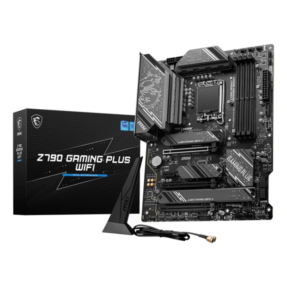 Mainboard|MSI|Intel Z790|LGA1700|ATX|Memory DDR5|Memory slots 4|1xPCI-Express 1x|3xPCI-Express 16x|4xM.2|1xHDMI|1xDisplayPort|4xUSB 2.0|3xUSB 3.2|1xUSB-C|1xPS/2|6xAudio port|Z790GAMINGPLUSWIFI