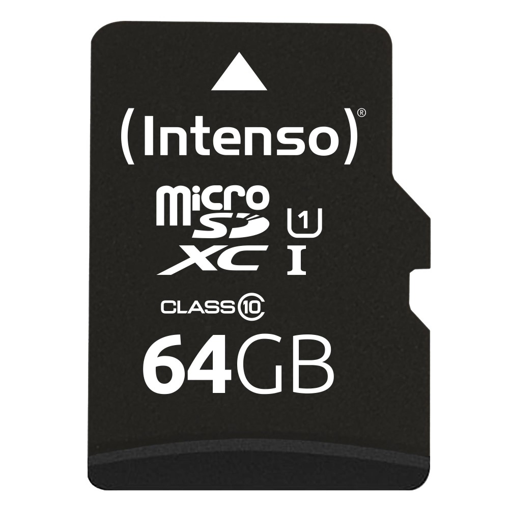 MEMORY MICRO SDXC 64GB UHS-I/W/ADAPTER 3423490 INTENSO