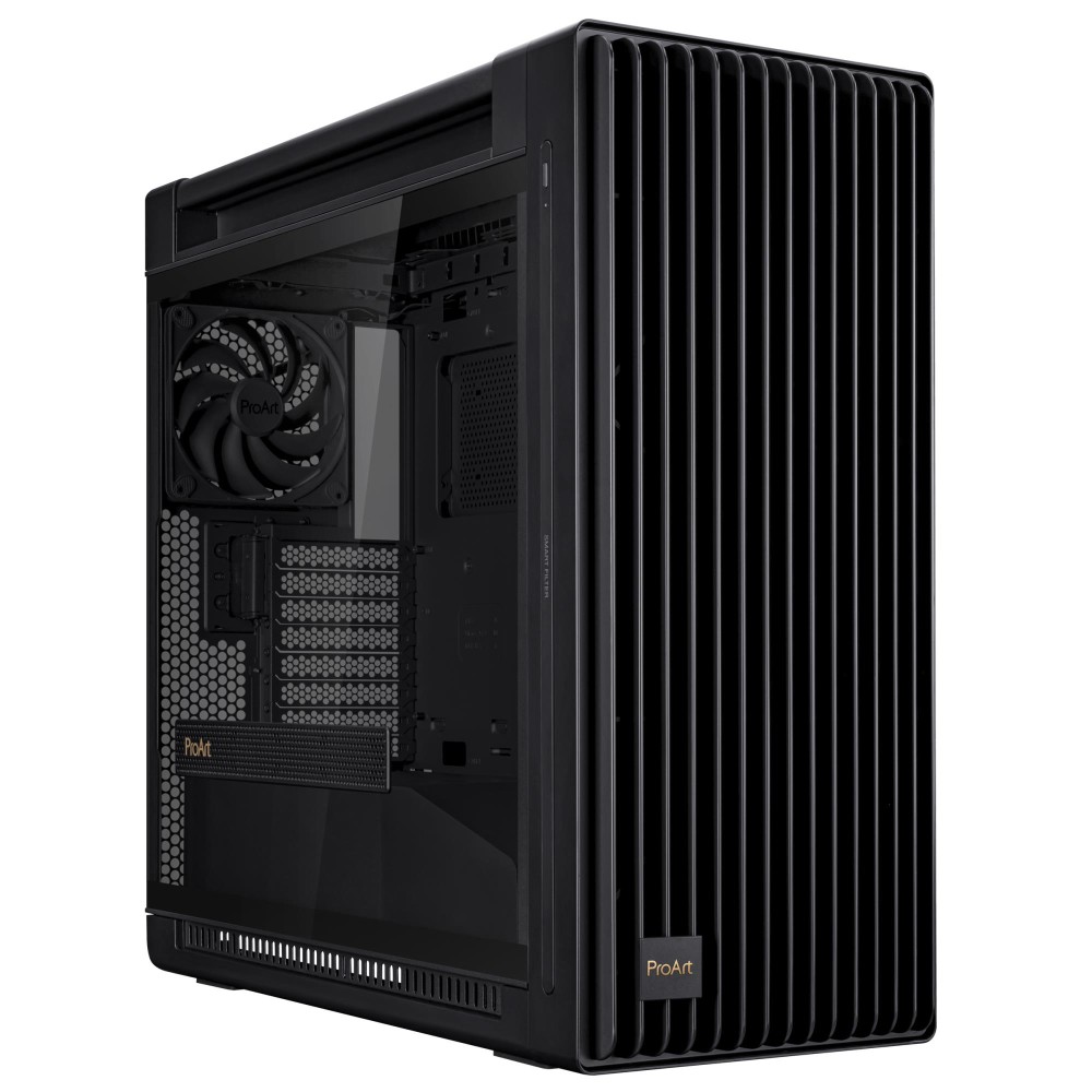 Case|ASUS|PA602|MidiTower|Case product features Transparent panel|Not included|ATX|EATX|MicroATX|MiniDTX|MiniITX|Colour Black|PROARTPA602TGARGBBLK