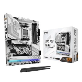 Mainboard|ASROCK|AMD X870|SAM5|ATX|Memory DDR5|Memory slots 4|1xPCI-Express 4.0 16x|1xPCI-Express 5.0 16x|4xM.2|1xHDMI|6xUSB 2.0|4xUSB 3.2|2xUSB-C|1xOptical S/PDIF|1xRJ45|2xAudio port|X870PRORSWIFI