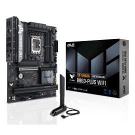 Mainboard|ASUS|Intel B860 Express|LGA1851|ATX|Memory DDR5|Memory slots 4|1xPCI-Express 4.0 1x|1xPCI-Express 4.0 16x|1xPCI-Express 5.0 16x|3xM.2|1xHDMI|1xDisplayPort|2xUSB 2.0|3xUSB 3.0|2xUSB 3.2|1xUSB-C|1xOptical S/PDIF|1xRJ45|5xAudio port|TUFGAMINGB