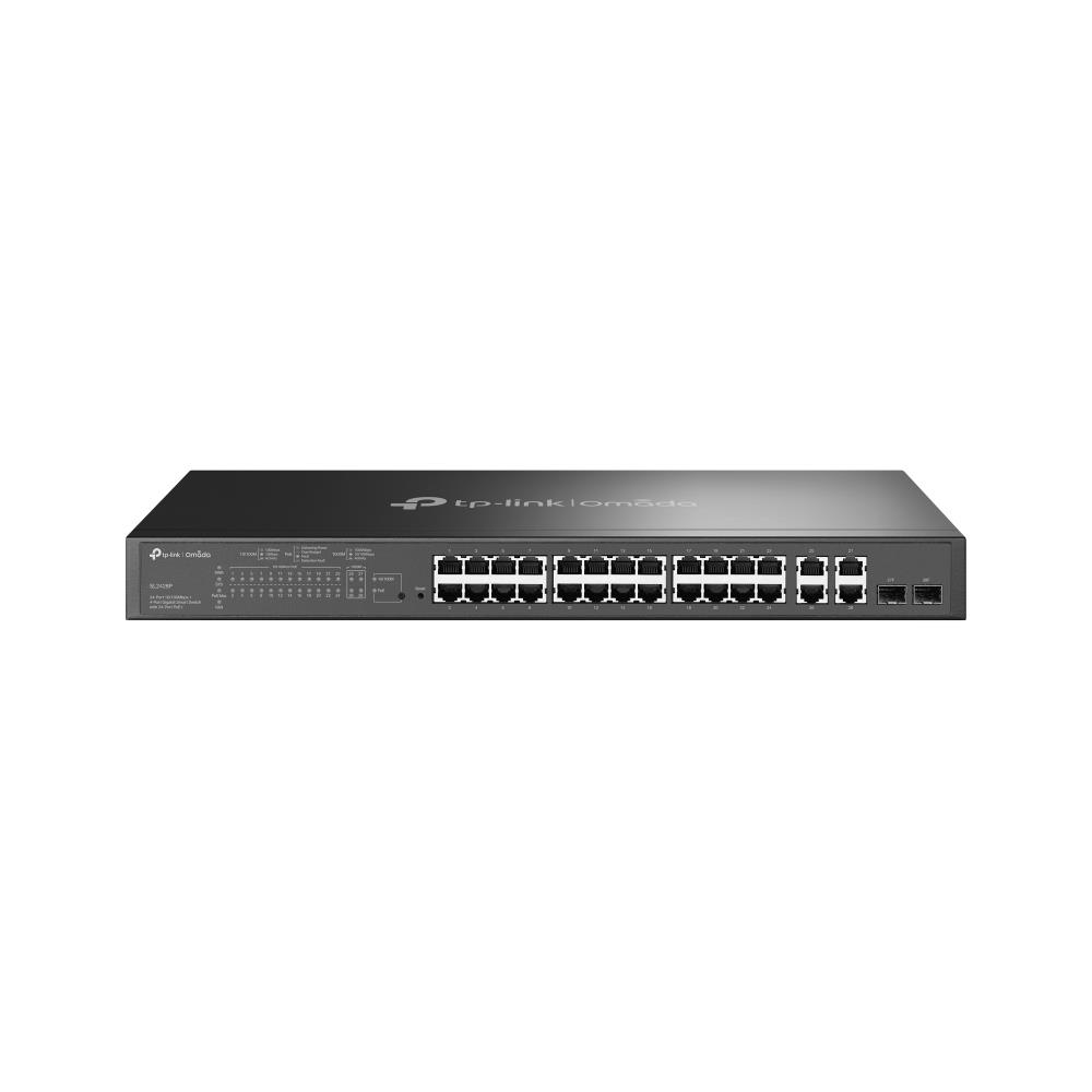 Switch|TP-LINK|SL2428P|Rack|PoE+ ports 24|250 Watts|SL2428P