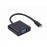 I/O ADAPTER USB-C TO VGA/A-CM-VGAF-01 GEMBIRD