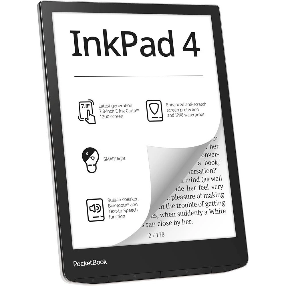 E-Reader|POCKETBOOK|InkPad 4|7.8