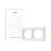 SMART SWITCH FRAME H2 (2-GANG)/WHITE FE-X01D-W AQARA