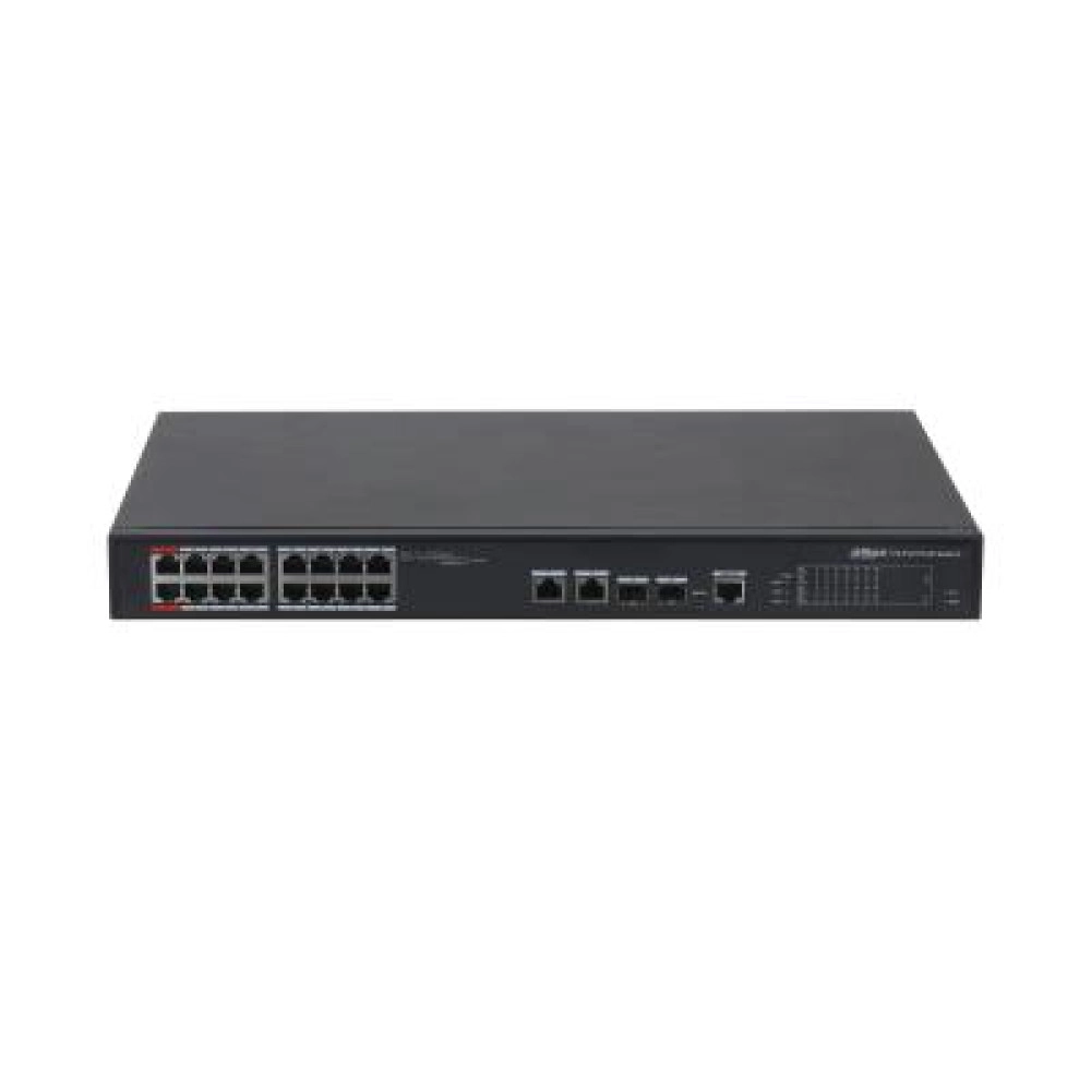 Switch|DAHUA|Type L2|Desktop/pedestal|90 Watts|PFS4218-16ET-240-V3