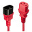 CABLE POWER IEC EXTENSION 2M/RED 30478 LINDY