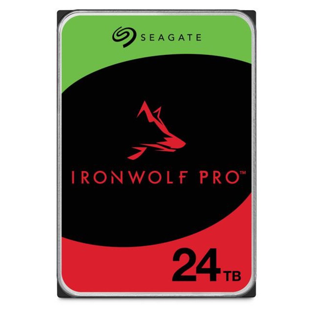 HDD|SEAGATE|IronWolf Pro|24TB|SATA|512 MB|7200 rpm|Discs/Heads 10/20|3,5